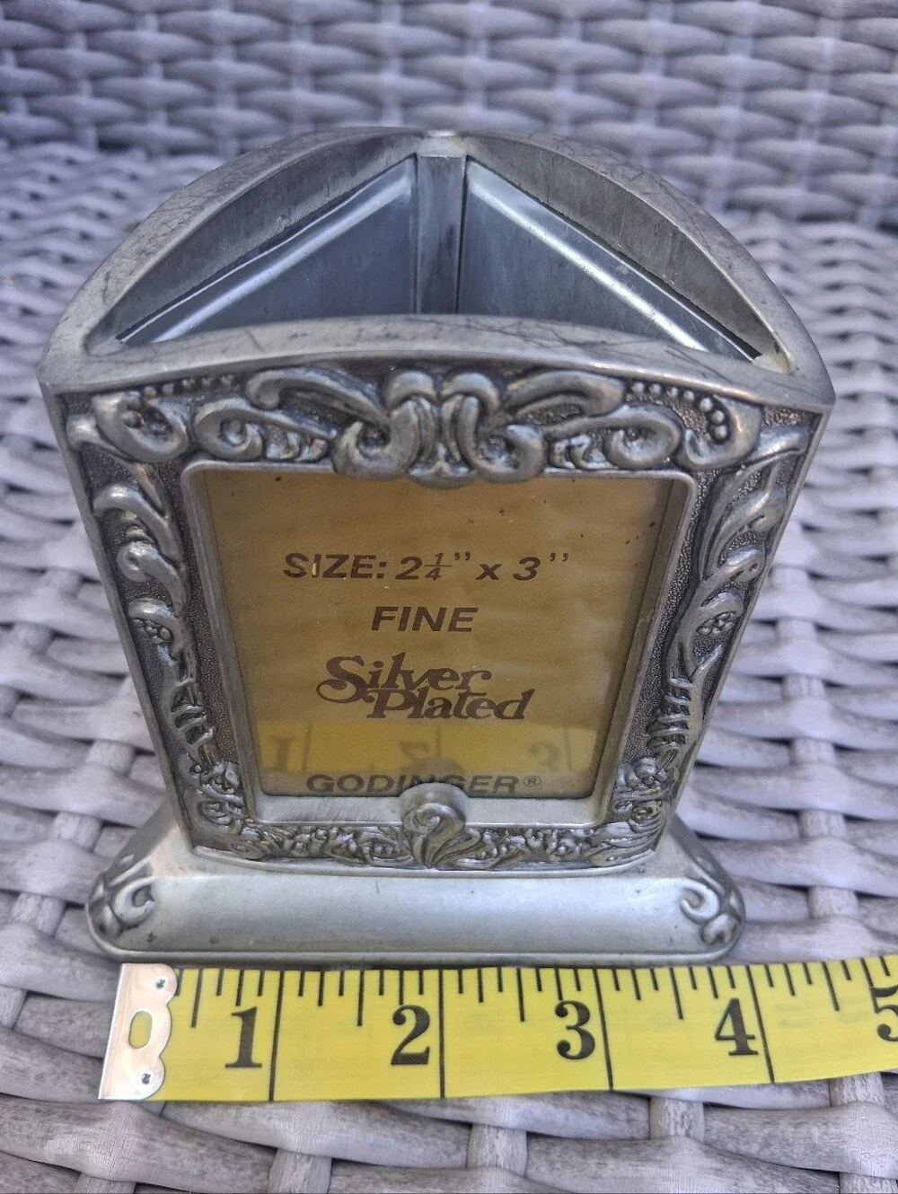 Godinger Silver-Plated Ornate Photo Frame - Silver Finish